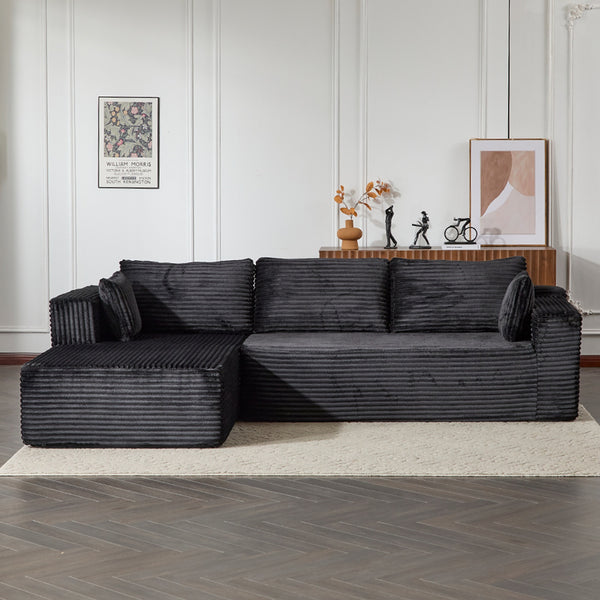The Black Boneless Sofa