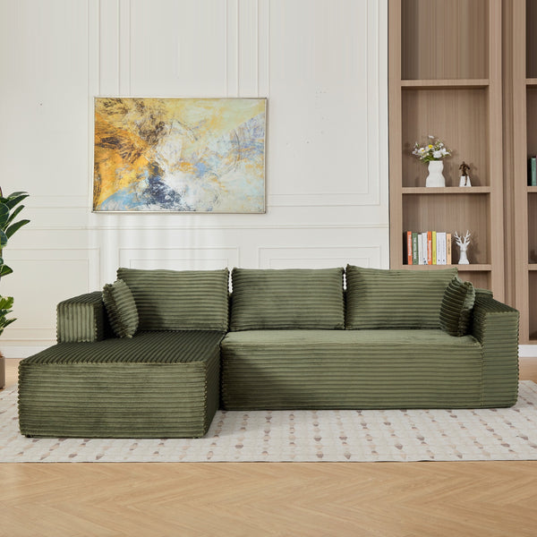 The Green Boneless Sofa